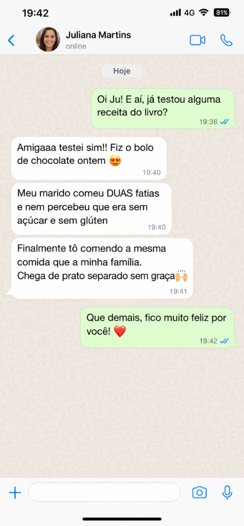 Mensagem de cliente